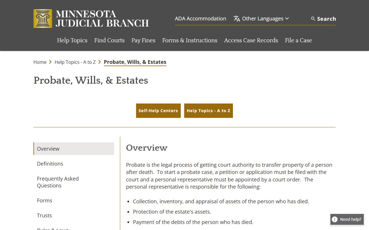Hubbard County probate records probate wills and estates information